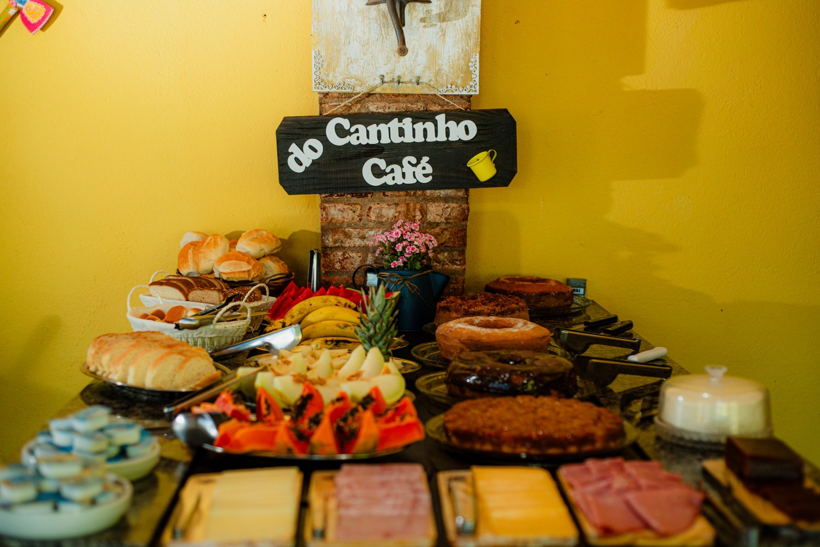 Foto do cafe da manhã oferecido